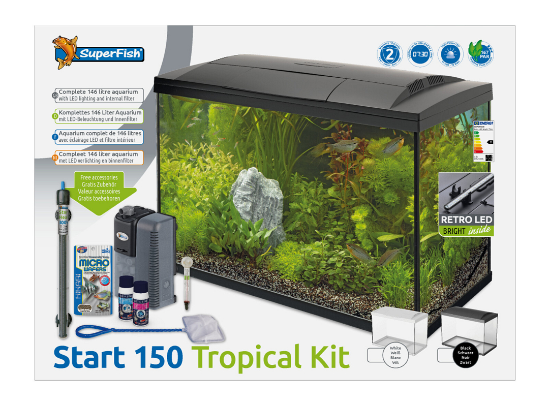 sociaal Herstellen Torrent SuperFish Aquarium Start 150 Tropical Kit Wit | Hofstede Dier & Tuin