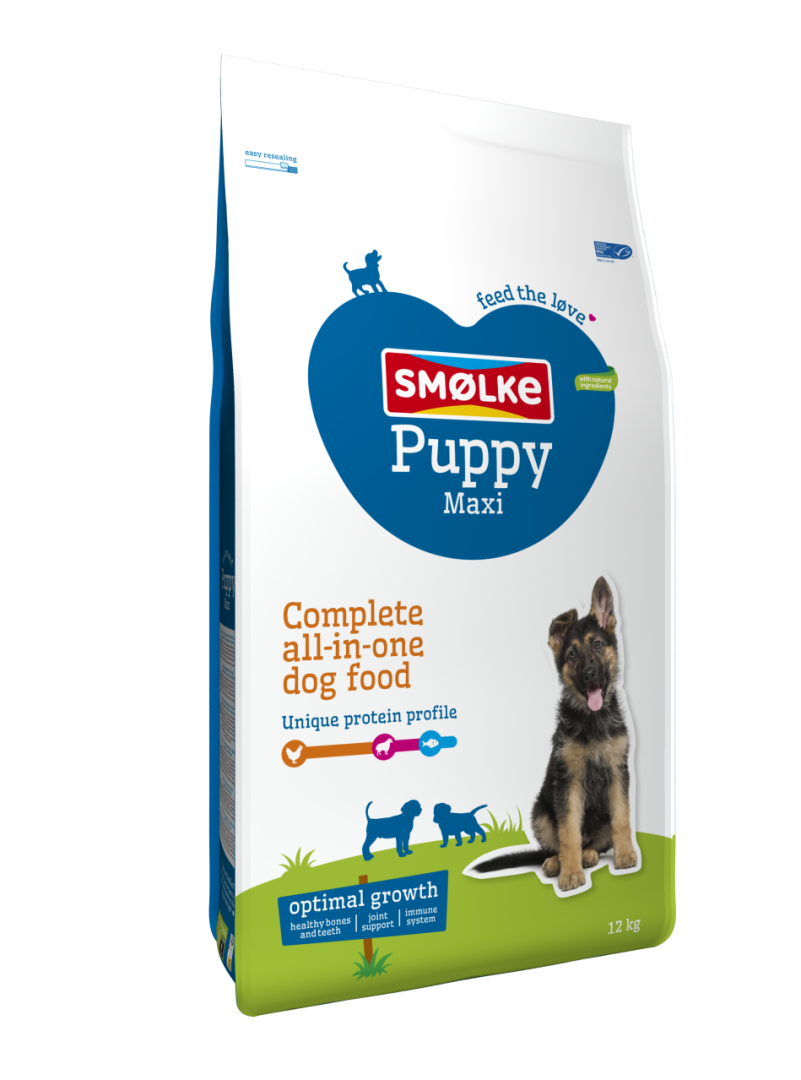 Smølke hondenvoer Puppy Maxi 12 kg | Dier & Tuin