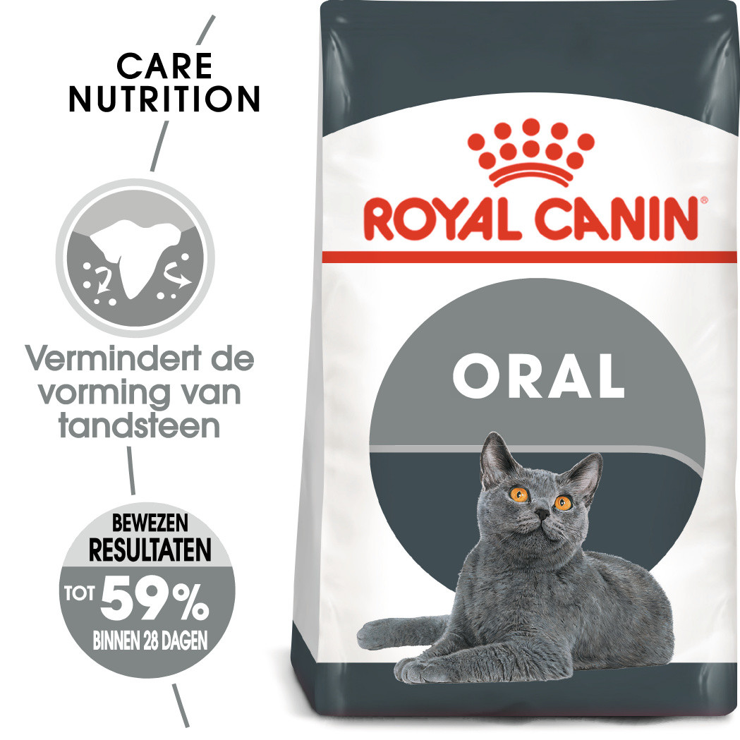 vervagen Middellandse Zee Dicht Royal Canin kattenvoer Oral Care 8 kg | Hofstede Dier & Tuin