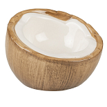 Duvo+ voerbak Coconut Bruin/Wit