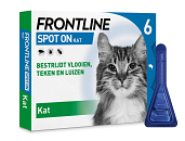 Frontline Spot On kat <br>6 pipetten