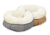 All for Paws Lambswool Donut Bed TAN