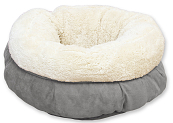 All for Paws Lambswool Donut Bed Grijs