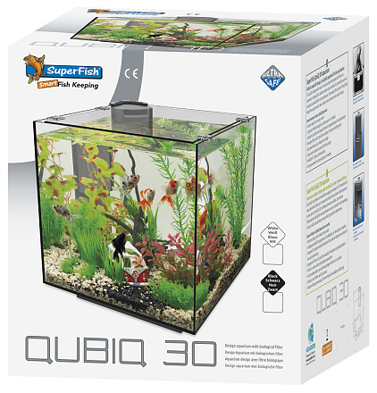 SuperFish aquarium Qubiq 30 zwart
