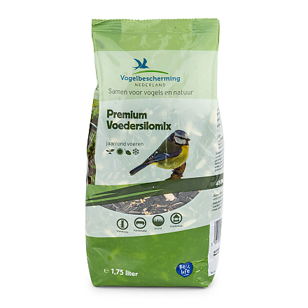 Vogelbescherming Nederland Premium voedersilomix 1,75 ltr