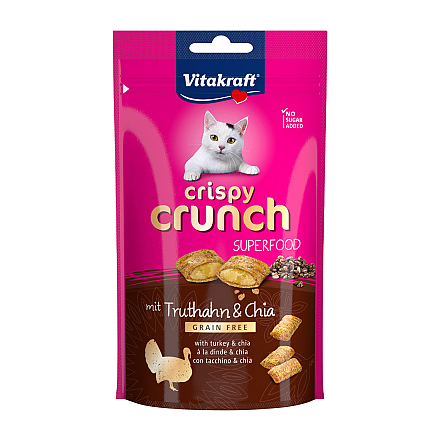 Vitakraft Crispy Crunch kalkoen en chia 60 gr