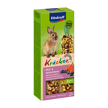 Vitakraft Kräcker Original konijn - bos- en vlierbessen 2 st