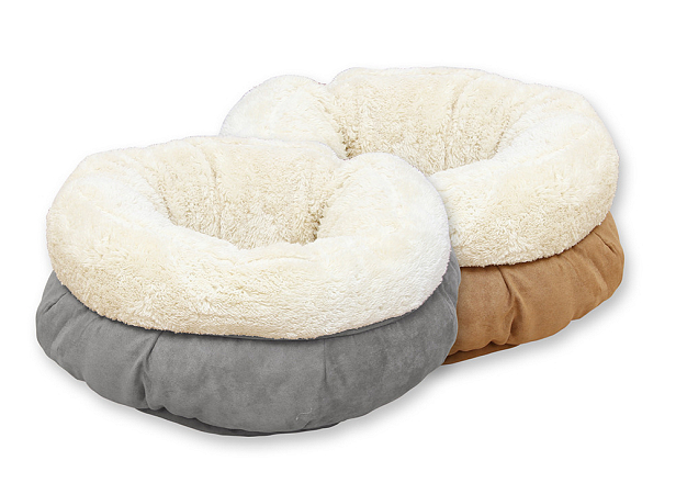 All for Paws Lambswool Donut Bed Grijs