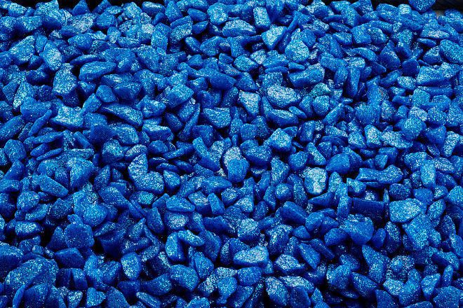 Aqua D'ella glamour stone ocean-blue <br>6 - 9 mm 2 kg