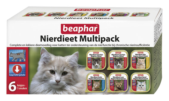Beaphar kattenvoer Nierdieet Multipack <br>6 x100 gr